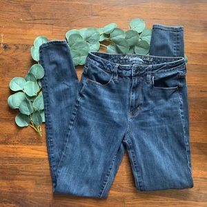 AEO | x-long hi-rise skinny jeans sz 6
